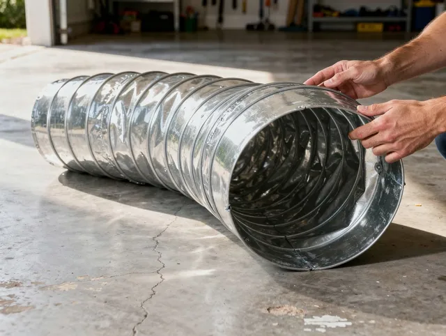 Rocky Hill Dryer Vent Cleaning specialist using advanced equipment for thorough duct cleaning in Rocky Hill
