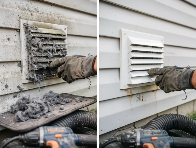 Residential dryer vent cleaning by Rocky Hill Dryer Vent Cleaning in Rocky Hill